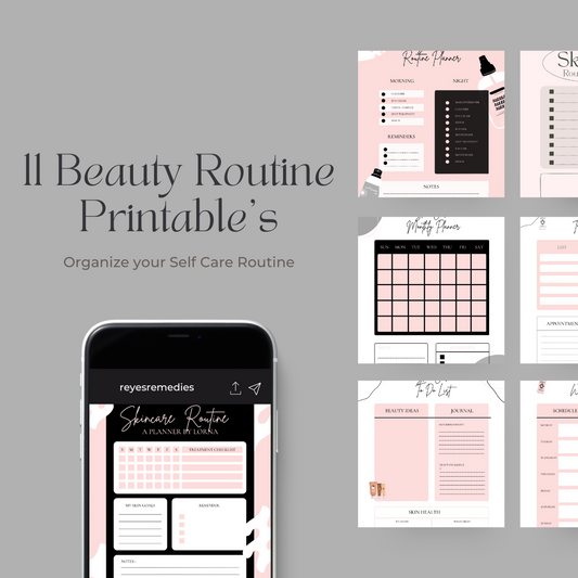11 Beauty Routine Printable's